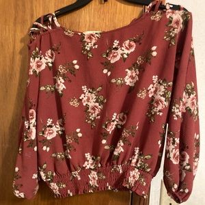 Wishful Park—size small floral shirt